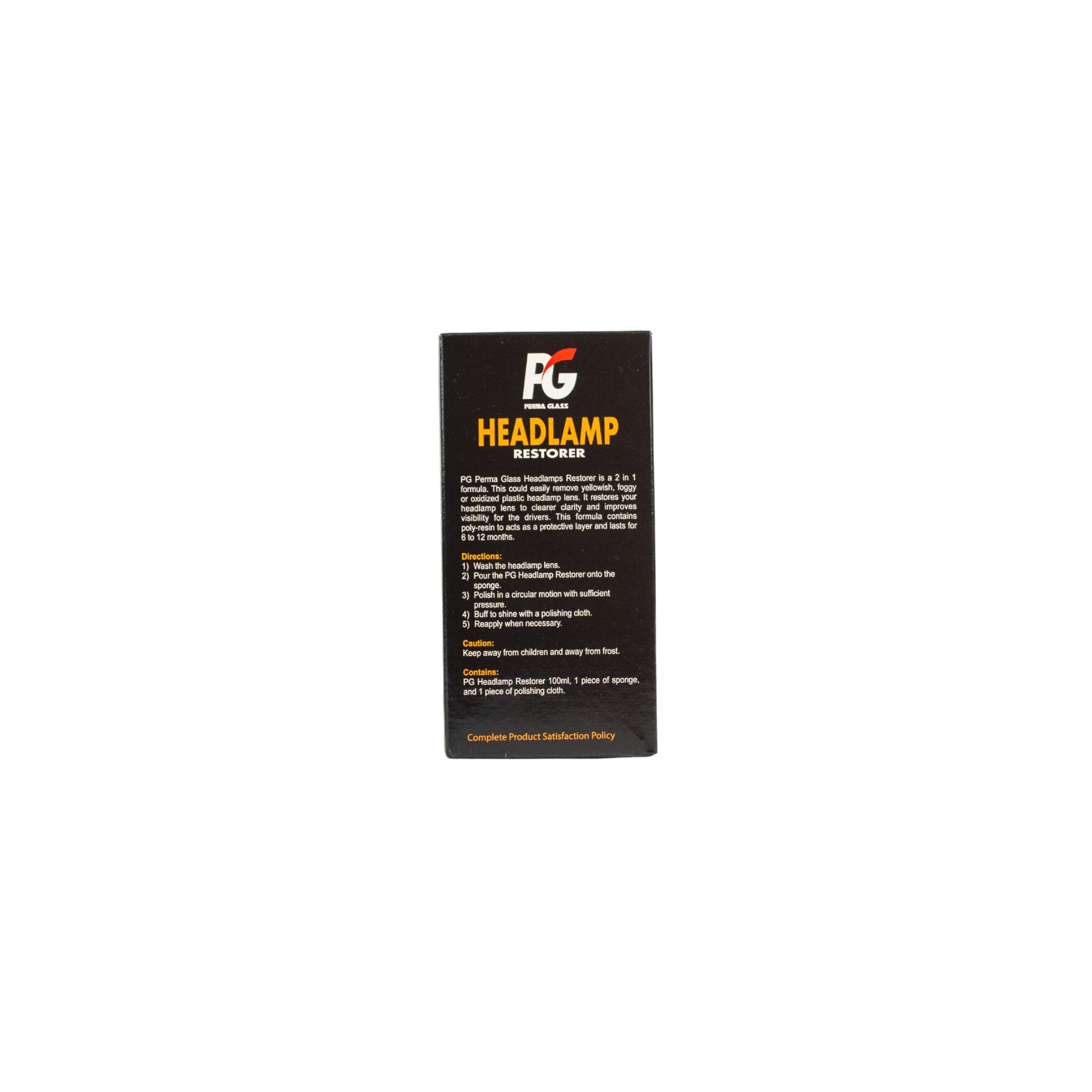 PG Headlamp Restorer Kit Set (100ml) - Image 5