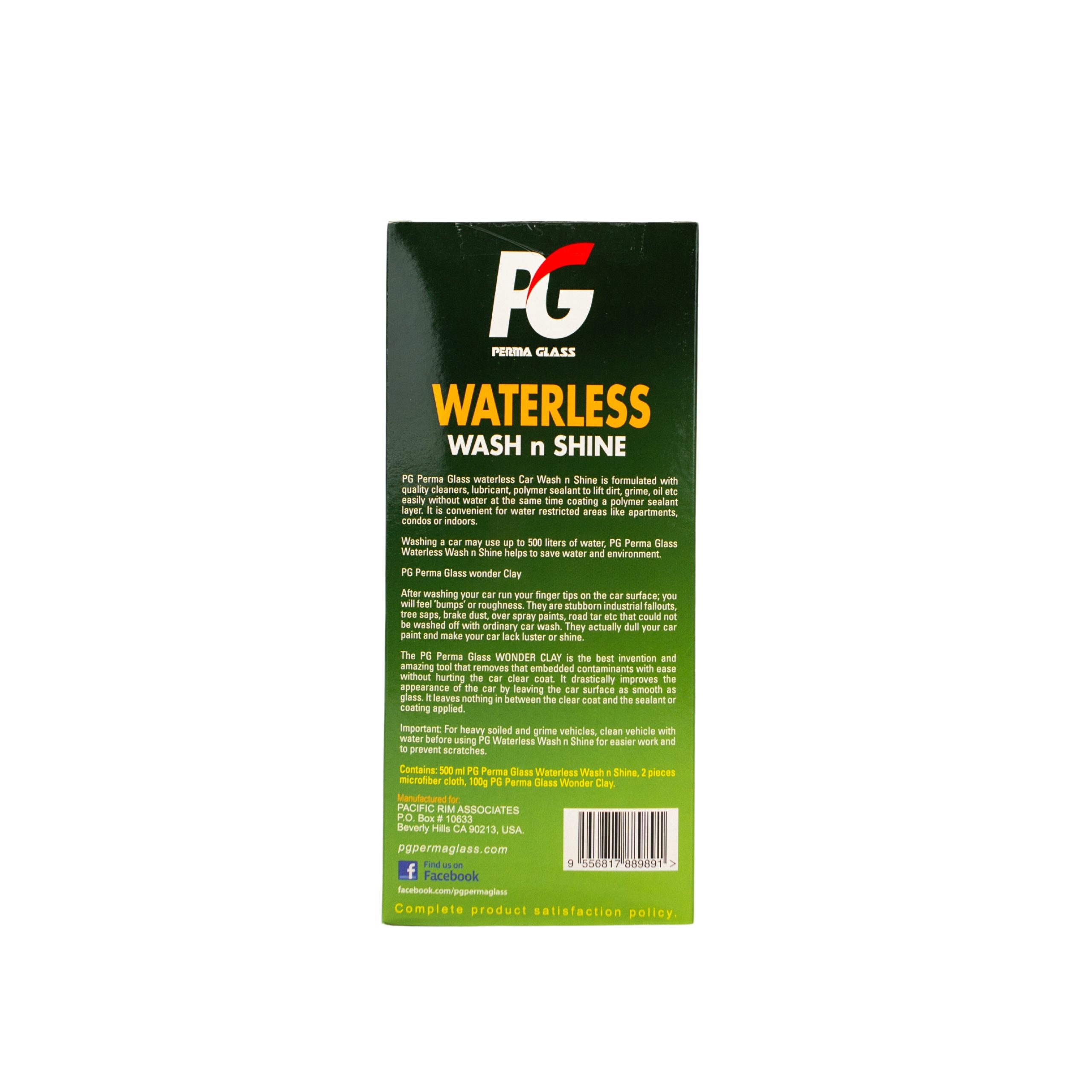 PG Waterless Wash & Shine Kit Set (500ml) - Image 4