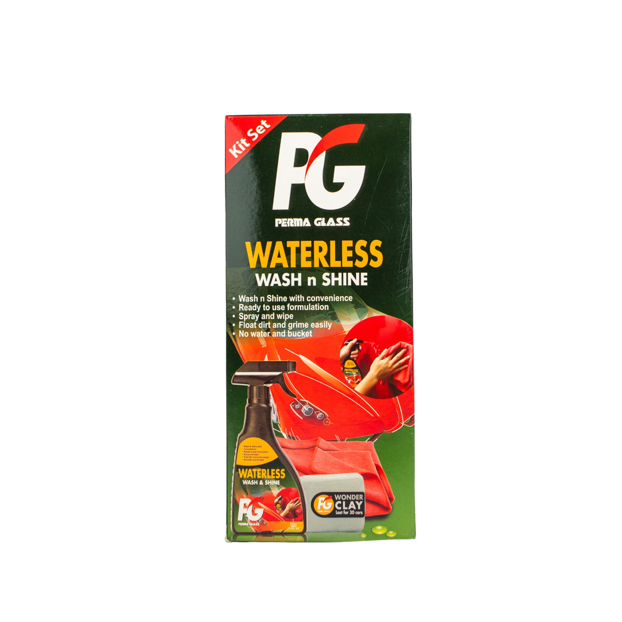 PG Waterless Wash & Shine Kit Set (500ml) - Image 5